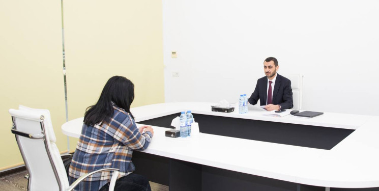 Dövlət Sosial Müdafiə Fondunun İdarə Heyətinin sədri Zəka Mirzəyev Sabirabad rayonunda vətəndaşları qəbul edib