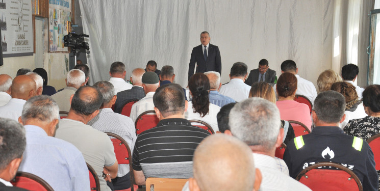 Sabirabad Rayon İcra Hakimiyyəti başçısının növbəti səyyar görüş-qəbulu Surra kəndində keçirilmişdir